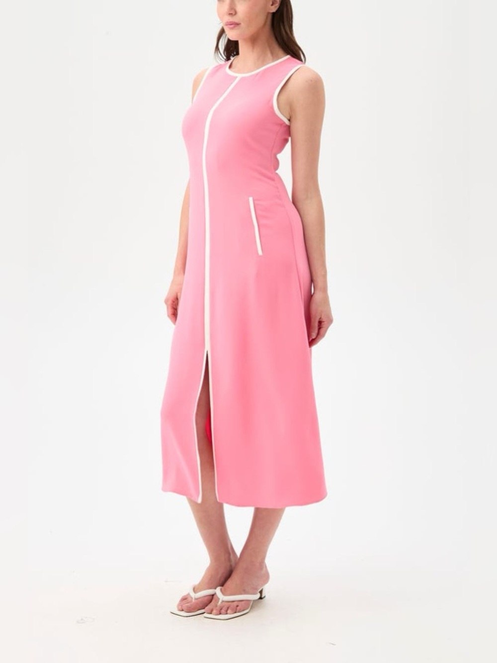 Magnifique Sleeveless Dress Eden Roc Rose Trina Turk $328